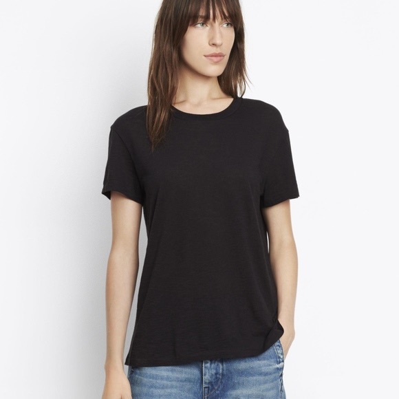 Vince Tops - Vince black Pima cotton blend short sleeve tee